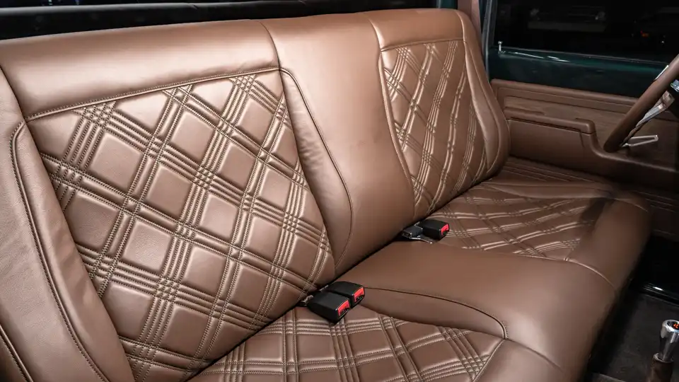 Green 1972 Chevy K10_17 Front Interior