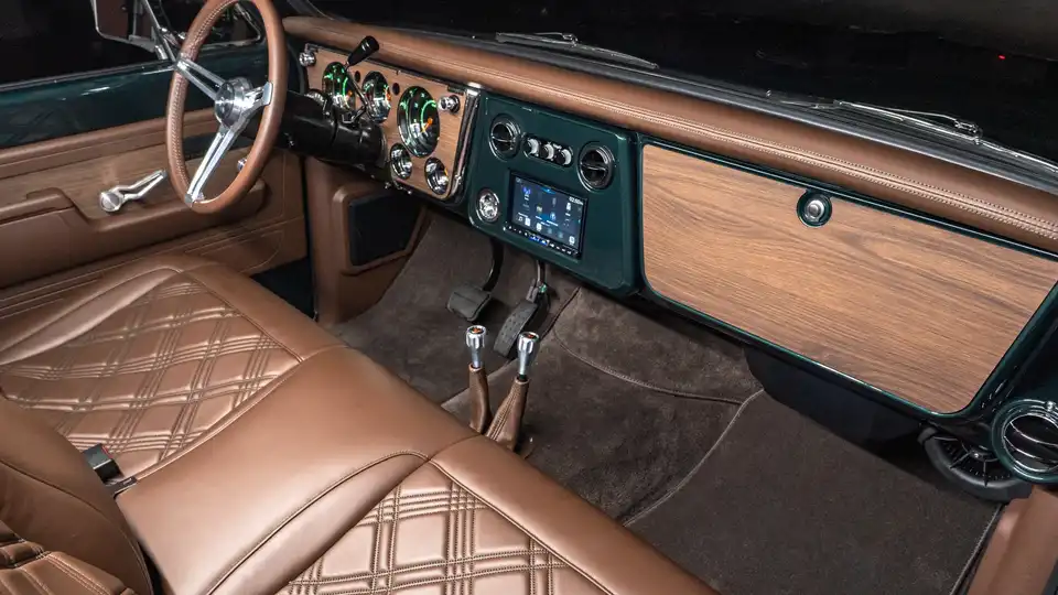 Green 1972 Chevy K10_18 Passenger Side Interior