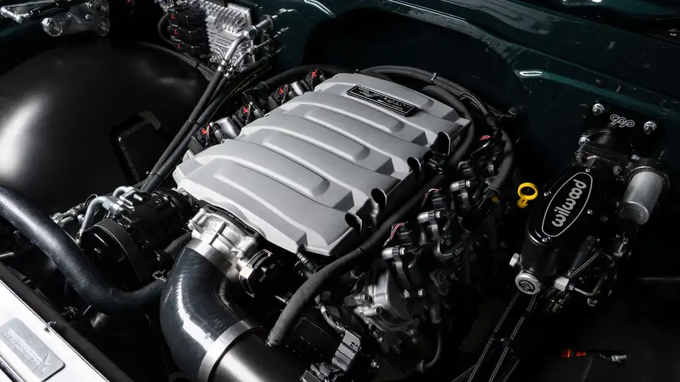 Green 1972 Chevy K10_26 5.0L Ford Coyote Engine