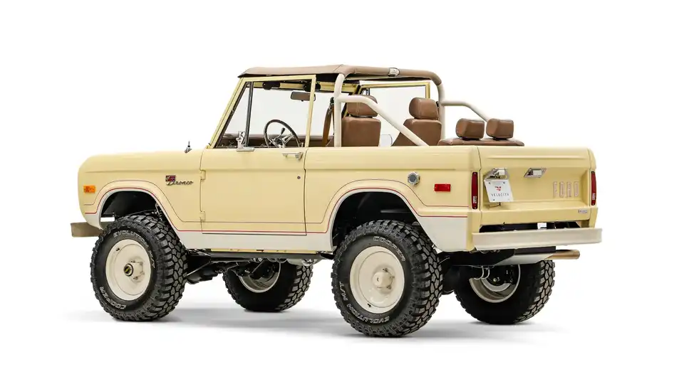 1969 Yellow Ford Bronco Ranger_3 Drivers Side Front 3.4