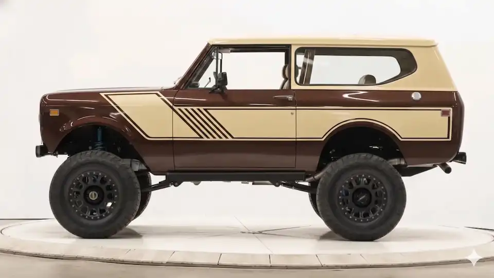 IH Scout II Brown Side