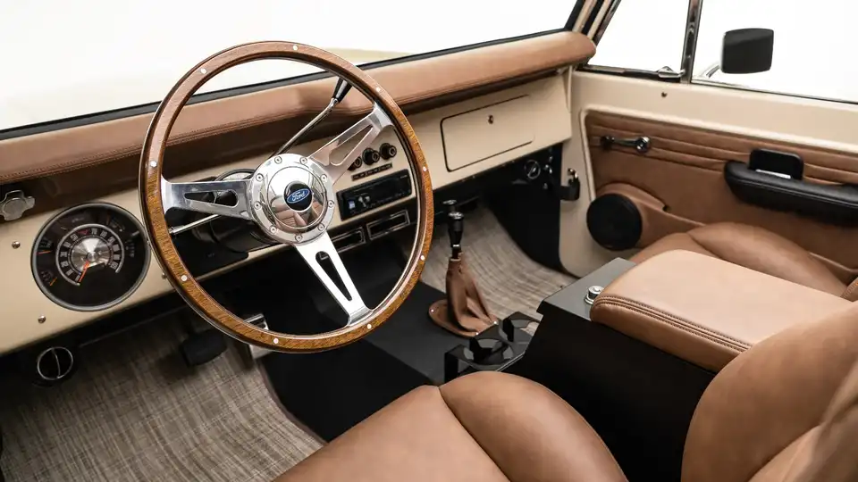 1966 Harvest Moon Bronco For Sale_ 14 15 Driver Side Interior
