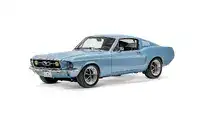 1968 Brittany Blue Ford Mustang_3 Drivers Side Front 3.4