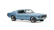 1968 Brittany Blue Ford Mustang_7 Passenger Side Front  3.4