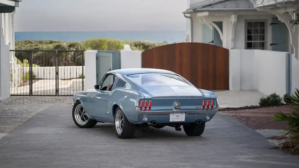 1968 Ford Mustang Fastback At Beach 04