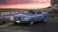 1968 Ford Mustang Fastback At Beach 06