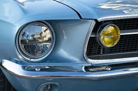 1968 Ford Mustang Fastback At Beach 08