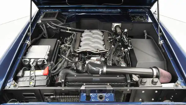 1974 Classic Ford Bronco_2 Drivers Side _33 5.0L Ford Coyote Engine