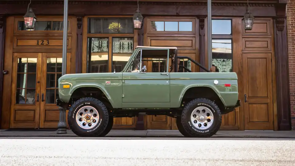 1968 Boxwood Green Bronco For Sale_Lifestyle