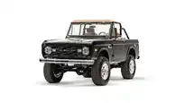 1975 Black Ford Bronco_4 Drivers Side Front 
