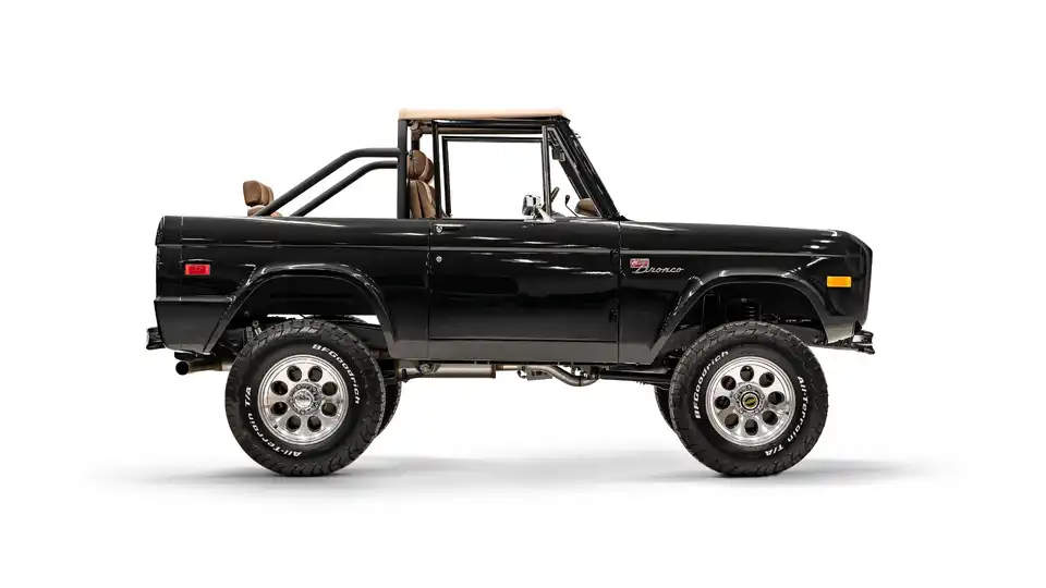 1975 Black Ford Bronco_8 Passenger Side