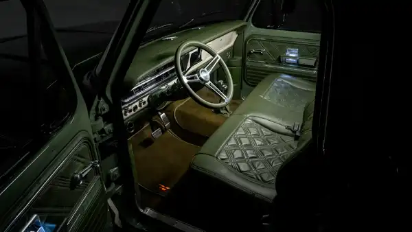 Post Malone's Classic Ford F250 Highboy_15 Dakota Digital Gauges