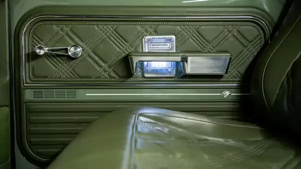 Post Malone's Classic Ford F250 Highboy_16 Rear Interior