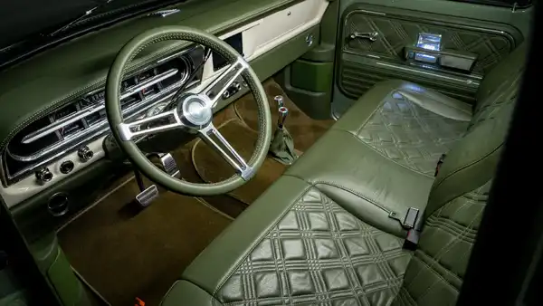 Post Malone's Classic Ford F250 Highboy_ 14 15 Driver Side Interior