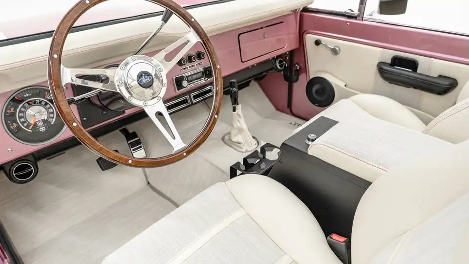 1971 Ford Bronco For Sale_ 14 15 Driver Side Interior