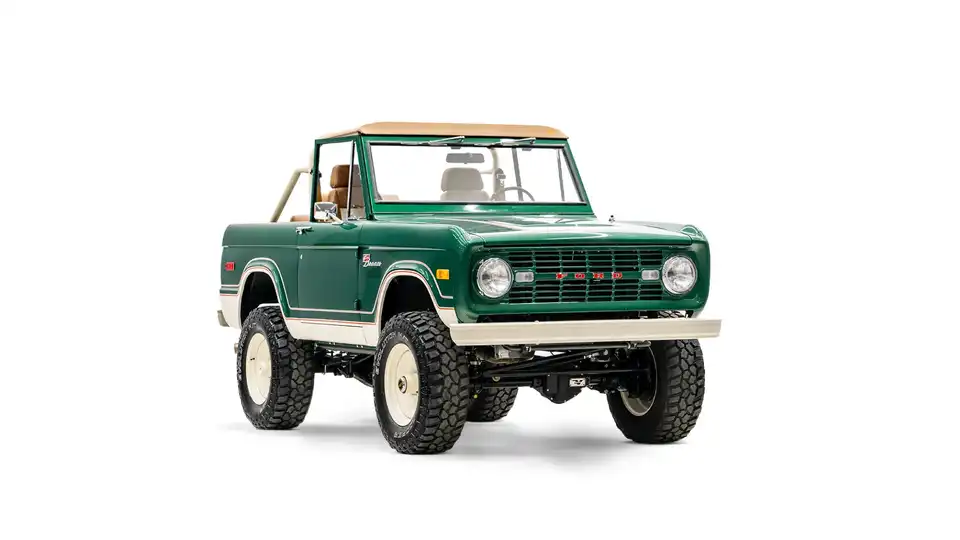 1974 Racing Green Ford Bronco For Sale_2 Drivers Side 