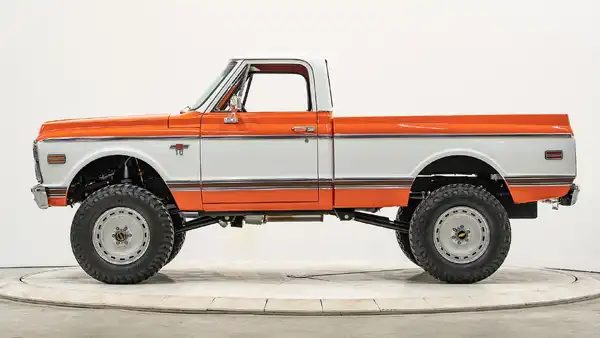 5339 Orange Classic Chevy K10 1