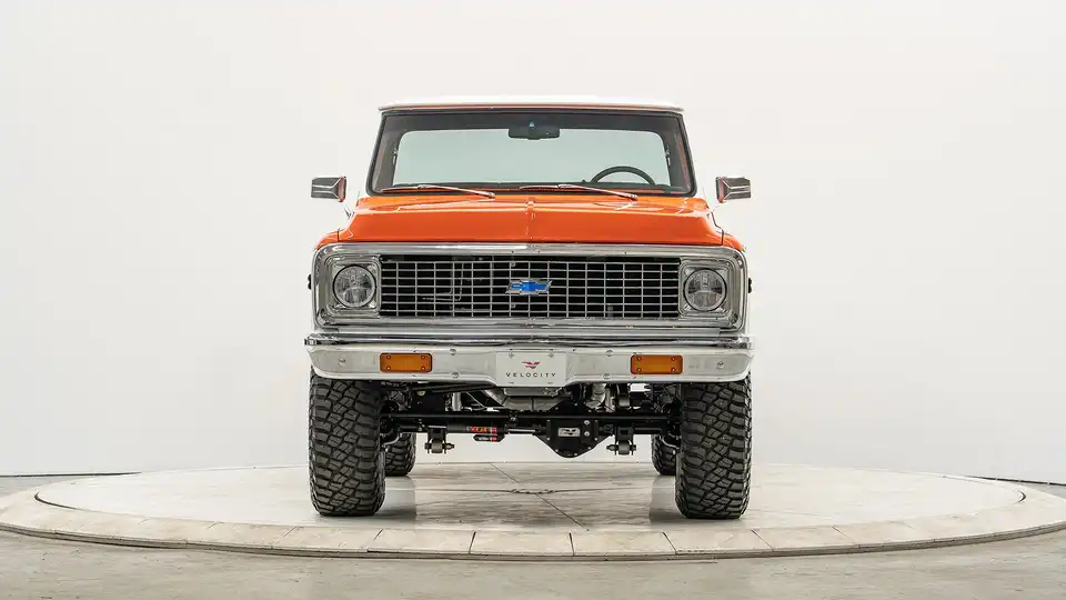 5339 Orange Classic Chevy K10 For Sale 4