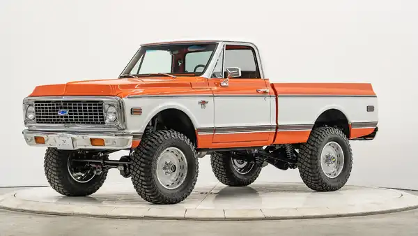 5339 Orange Classic Chevy K10 For Sale 2