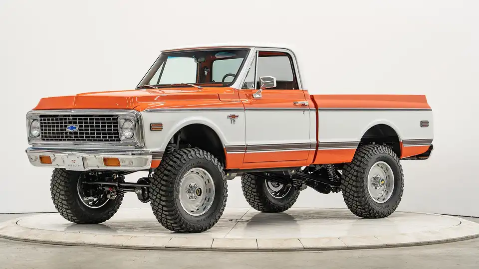 5339 Orange Classic Chevy K10 For Sale 2