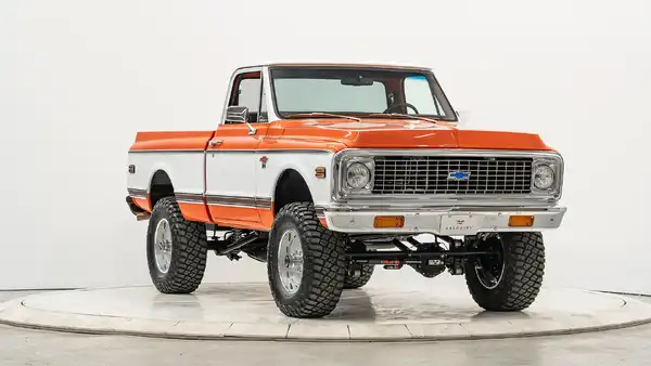 5339 Orange Classic Chevy K10 For Sale 5
