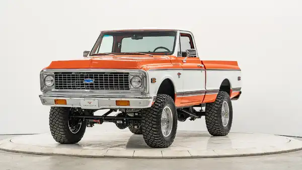 5339 Orange Classic Chevy K10 For Sale 3