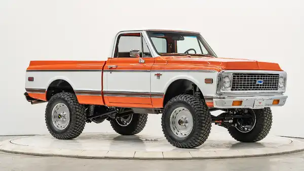 5339 Orange Classic Chevy K10 For Sale 6