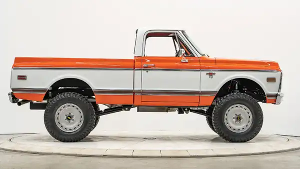 5339 Orange Classic Chevy K10 For Sale 7