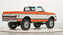 5339 Orange Classic Chevy K10 For Sale 8