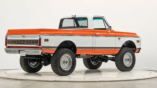 5339 Orange Classic Chevy K10 For Sale 8