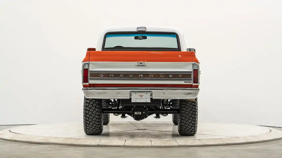 5339 Orange Classic Chevy K10 For Sale 10
