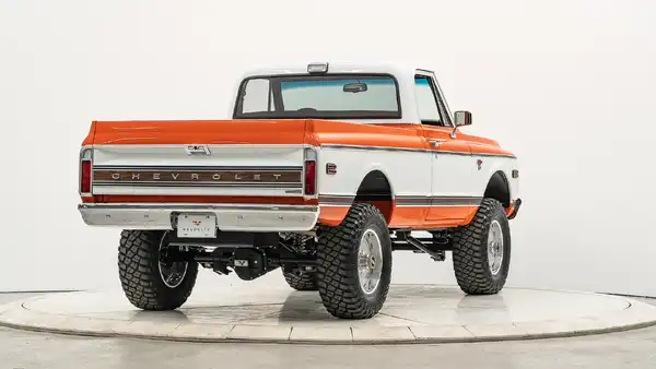 5339 Orange Classic Chevy K10 For Sale 9