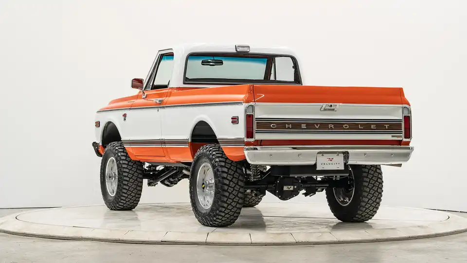 5339 Orange Classic Chevy K10 For Sale 11