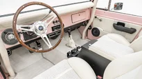 1971 Vintage Pink Ford Bronco For Sale_ 14 15 Driver Side Interior
