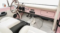 1971 Vintage Pink Ford Bronco For Sale_18 Passenger Side Interior