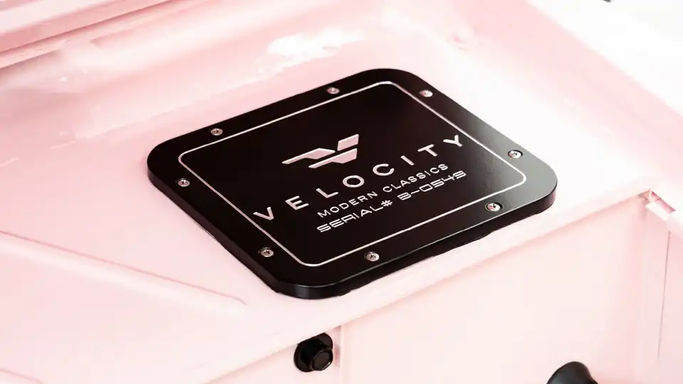 1971 Vintage Pink Ford Bronco For Sale_28 V8 Coyote Engine