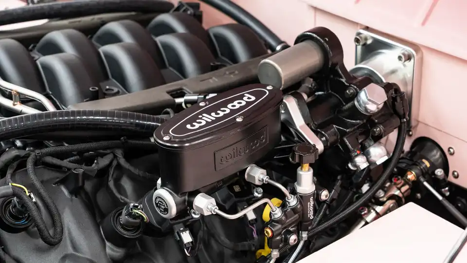 1971 Vintage Pink Ford Bronco For Sale_27 Ford Coyote Engine