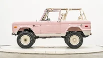 1971 Vintage Pink Ford Bronco For Sale_2 Drivers Side 