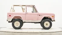 1971 Vintage Pink Ford Bronco For Sale_8 Passenger Side