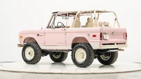 1971 Vintage Pink Ford Bronco For Sale_13 Driver Side Rear 3.4