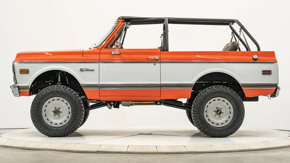 1969 Hugger Orange Chevy K5 Blazer For Sale_2 Drivers Side 