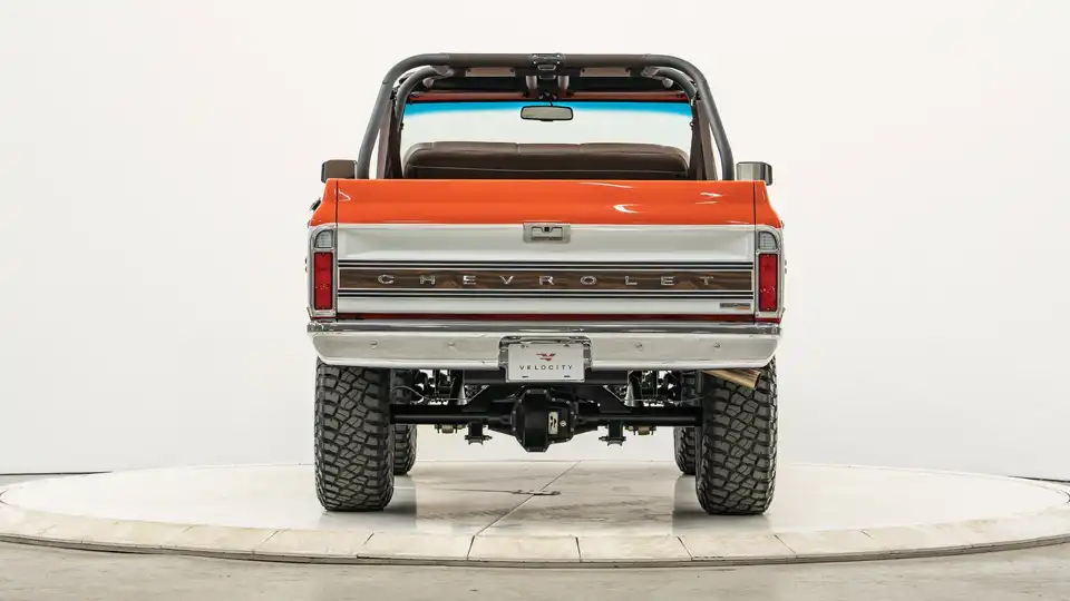 1969 Hugger Orange Chevy K5 Blazer For Sale_11 Rear Tailgate