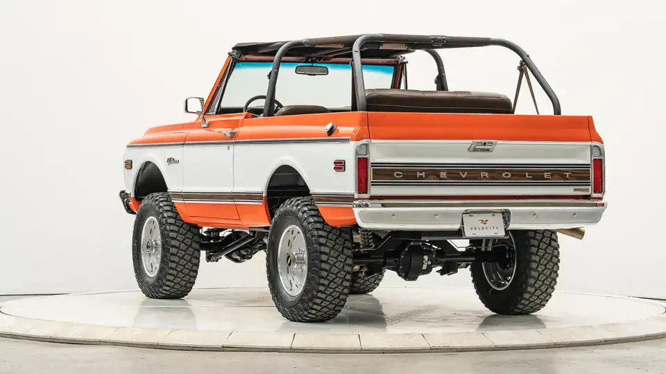 1969 Hugger Orange Chevy K5 Blazer For Sale_12Driver Side Rear