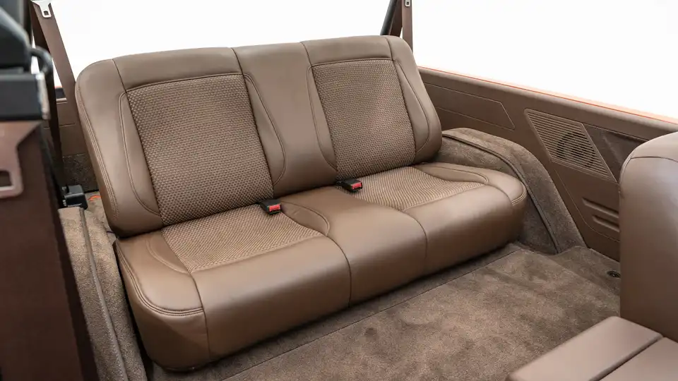 1969 Hugger Orange Chevy K5 Blazer For Sale_16 Rear Interior