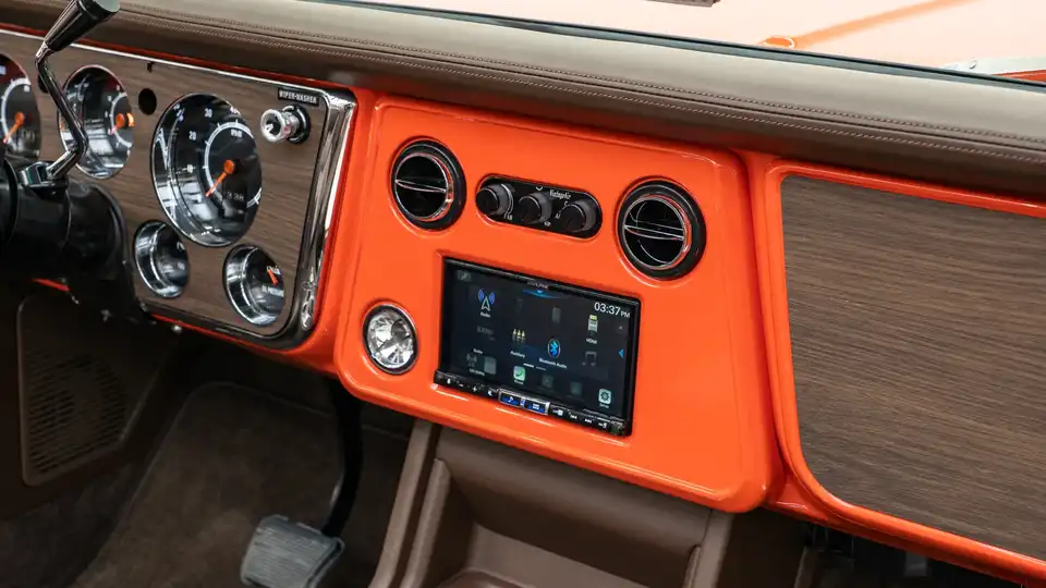 1969 Hugger Orange Chevy K5 Blazer For Sale_19 Interior
