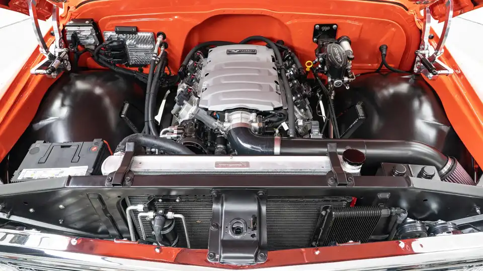 1969 Hugger Orange Chevy K5 Blazer For Sale_26 5.0L Ford Coyote Engine