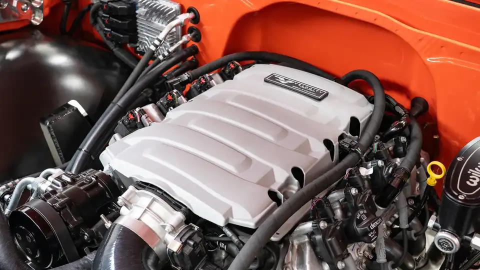 1969 Hugger Orange Chevy K5 Blazer For Sale_27 Ford Coyote Engine