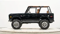 1974 Black Ford Bronco_2 Drivers Side 