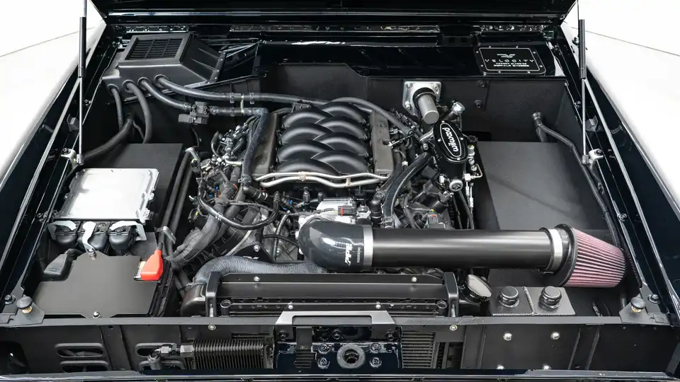 1974 Black Ford Bronco_26 5.0L Ford Coyote Engine