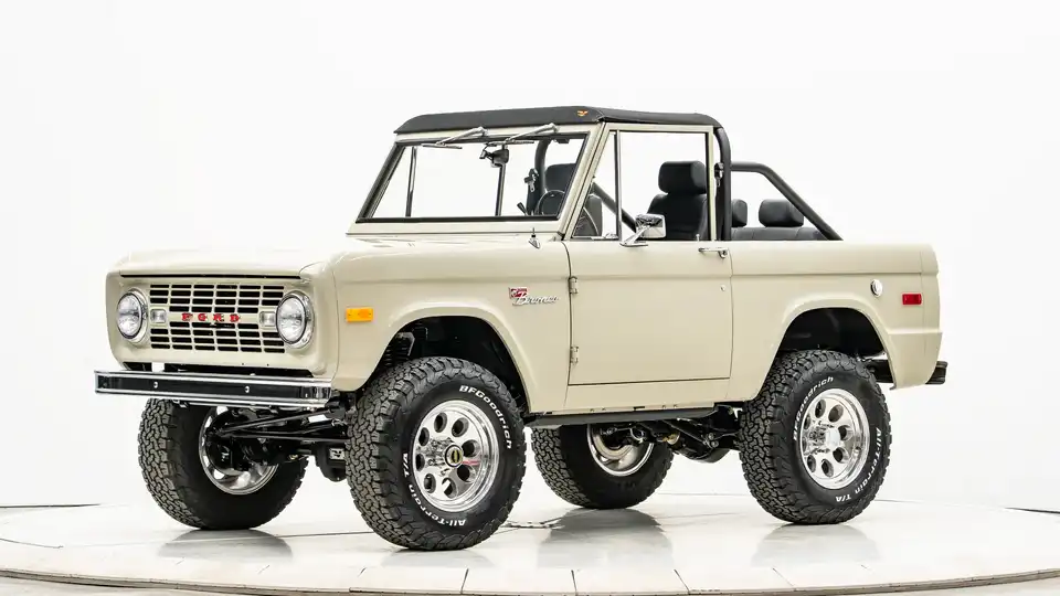 1974 Pink Ford Bronco For Sale_3 Drivers Side Front 3.4